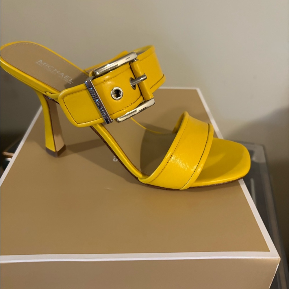 Michael Kors Yellow Women's Heeled Sandals